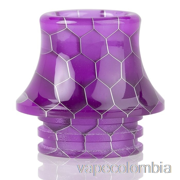 Vape Desechable 810 Cono Piel De Serpiente Resina Punta De Goteo Púrpura